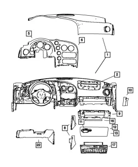 Xt27dx9aa Mopar Genuine Glove Box Door Xt27dx9aa Mopar Genuine Glove Box Door