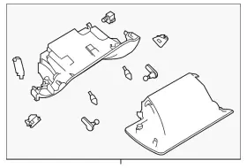 68102-9hb0a Nissan Genuine Glove Box Assembly