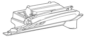 68102-9uf2b Nissan Genuine Glove Box