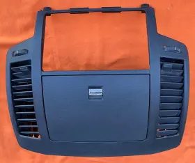 68270-zb001 Nissan 2005 2006 Altima Center Dash Radio Bezel Storage Cubby Vents Oem Black