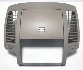 68275-zb002 Nissan 2005 06 Altima Center Dash Radio Bezel Storage Cubby Vents Oem Tan Brown