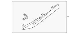 68510-6rb0a Nissan Genuine Glove Box Door
