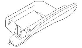 68510-8fm0a Nissan Genuine Glove Box Door