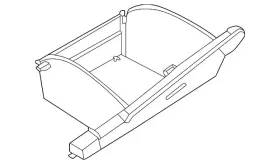 68520-5ee0a Nissan Genuine Glove Box Door 68520-5ee0a Nissan Genuine Glove Box Door