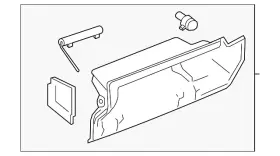 68520-9re0b Nissan Genuine Glove Box