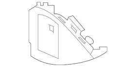 73952-3ta0b Nissan Genuine Side Cover
