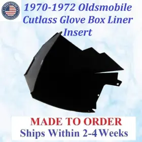 Cut-gbx-020 Oldsmobile New 1970-1972 Cutlass Glove Box Liner Insert #cut-gbx-020