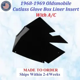 Cut-gbx-015 Olsmobile New 1968-1969 Oldsmobile Cutlass With A/c Glove Box Liner Insert #cut-gbx-015