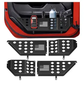 Picura 799849199319 Metal Front Door Pocket Storage Box Jeep Wrangler Jl Jlu 4xe 2018-2025 Gladiator Picura 799849199319 Metal Front Door Pocket Storage Box Jeep Wrangler Jl Jlu 4xe 2018-2025 Gladiator