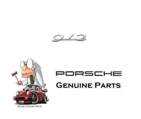 90255930320 Porsche Genuine Ft912ft Coup Logo For Glove Compartment