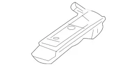 997-552-362-01-8p9 Porsche Genuine Glove Box Handle