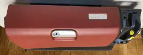 99755220406-16422 Porsche 2005-2007 911 997 Boxster Cayman 987 Glove Box Leatherette Red