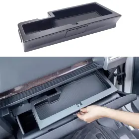 20241120 Ravotom Glove Box Organizer Compatible With 2015-2020 Ford F150 15-20 Black