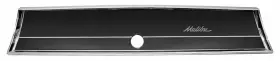 Km01204 Restoparts Black With Chrome Glovebox Fascia 1966 Chevelle Malibu And El Camino