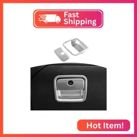 Tcz02514 Rt-tcz For Jeep Jl Silver Glove Box Compartment Latch Handle Trim Cover