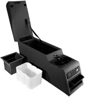 13102.15 Rugged Ridge Ms-31515 Ultimate Black Denim Locking Center Console