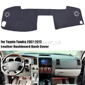 P2.pgdz90.h Soillar Leather Dashboard Dash Cover Dashmat Mat Carpet Pad For 2007-2013 Toyota Tundra
