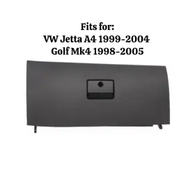 Spcwl36489847 Sp-auto Black Car Console Glove Box Door Cover Lid Latch For Vw Jetta A4 Golf4 Mk4 1j1 8