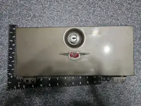 293743 Studebaker 1951 1952 Commander V8 Glove Box Door With Emblem And Lock Cylinder