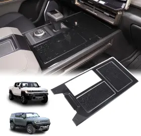 Gsaa-sadhj-4546 Suetlcoity For Hummer Ev Accessories Center Console Gear Shift Panel Cover Trim 22-25