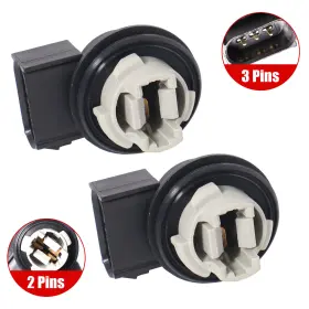 2u5z13411da Supremea Parts 1l3z12411ca For Ford F-250 2pcs Turn Signal Brake Lamp Headlight Parking Socket