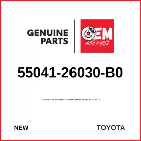 Toyota 55041-26030-b0 Genuine 2006-2010 Hiace Door Sub-assy Instrument Panel Box