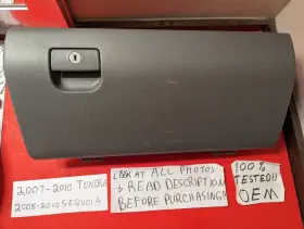 55552-0c010 Toyota Oe 2007-2010 Tundra 2008-2010 Sequoia Glove Box Storage Compartment Gray