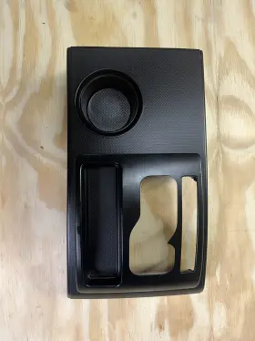 58805-ad010 Toyota Oem Center Console Shifter Bezel Trim With Cup - Fits 05-15 Tacoma Black