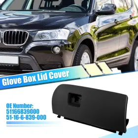 51-16-6-839-000 Uxcell 51166839000/51-16-6-839-000 Car Dash Glove Box Door Lid Cover For Bmw X3 F25 2011-2017 No.51166839000 Black