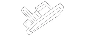 11k-857-147-6ps Volkswagen Genuine Handle