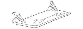 1j1-880-882-d-7de Volkswagen Genuine Glove Box Door