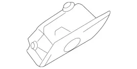 1k1-857-147-e-h67 Volkswagen Genuine Glove Box Handle