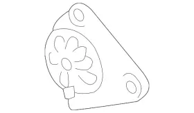 3c1-858-635-a Volkswagen Genuine Glove Box Frame Stop