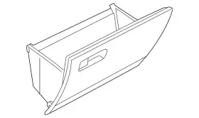 3g8-857-101-ra3 Volkswagen Genuine Glove Box Door