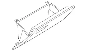 Volkswagen 57n-857-101-xcc Genuine Glove Box Door