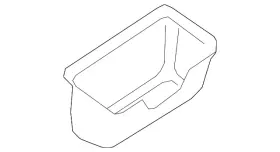 5c5-857-465 Volkswagen Genuine Glove Box Storage Compartment