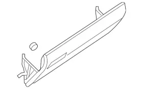 7l6-857-101-p-75r Volkswagen Genuine Glove Box Door