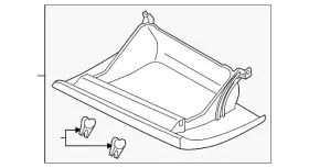 Volvo 31417598 Genuine Glove Box Door