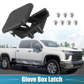 X Autohaux 724117117450 Glove Box Lid Latch Lock Handle Cover For Chevrolet Silverado 1500 Cadillac