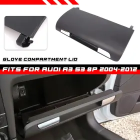 8p1857124a Ztt Front Dash Glove Box Door Lid Cover Black For Audi A3 S3 8p 2004-2012