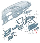 New Volkswagen Tiguan AD1 Glove Box Opening Mechanism 5NN85714781U. Price: $77.74.