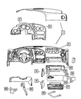 Genuine Mopar Glovebox Door Latch QN25SR1AB New. Price: $80.51.
