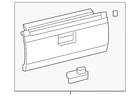 Genuine Nissan Glove Box Door 68500-1PA0A New. Price: $243.89.