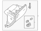 Genuine Mercedes-benz Glove Box 166-680-45-01-9H15 New. Price: $900.00.