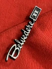1966 1967 Plymouth Belvedere Ii Glove Box Door Chrome Emblem Mopar Nice Used. Price: $22.00.