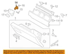 Ford Oem 17-22 F-250 Super Duty Instrument Panel Glove Box-catch HC3Z2506072AA New. Price: $37.78.