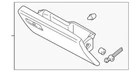 Genuine Ford Box Assembly Glove Compartment GL3Z-15060T10-BY New. Price: $395.99.