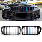 Gloss Black M-color Front Kidney Grille For Bmw F10 528I 535I 550I M5 2010-2016 New. Price: $32.95.