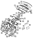 Genuine Mopar Instrument Panel Glove Box ZR771J3AE New. Price: $39.10.
