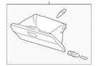 Genuine Honda Glove Box 77500-TM8-A01ZB New. Price: $240.22.